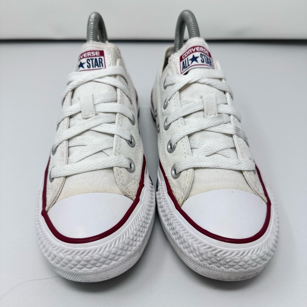 Converse Kids White Sneakers size 4 - Picture 4 of 9